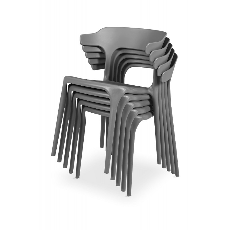krzesła kawiarniane plastikowe na zewnątrz
